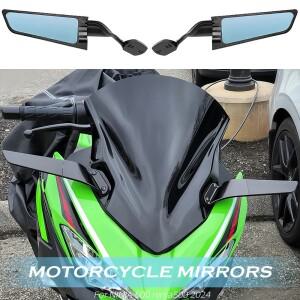 바이크 오토바이 액세서리 백미러 윙렛 조정  후면보기 사이드 윙 NINJA 500 ninja500 2024