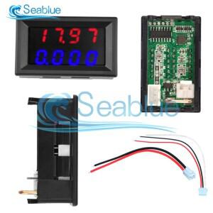 DC 500V 10A LED 디지털 전압계 전류계 자동차 Motocycle 측정기 볼트 검출기 테스터 Led 디스플레이 모니