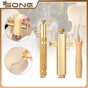 바이올린 첼로 비올라 만들기 도구 황동 Purfling 인레이 상감 그루브 조각가 블레이드 Fiddler 청소 나이