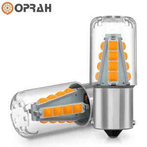 Oprah SMD CANBUS 자동차 방향 지시등 램프 브레이크 백업 라이트, 1156 BA15S P21W LED BAY15D 전구 3030,