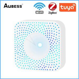 6In 1 Tuya Zigbee WIFI 스마트 에어 박스 감지기 CO2 가스 센서 포름알데히드 Voc 온도 습도