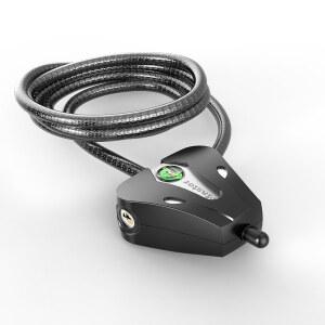 케이블락 장치 와이어락 자물쇠 Y LO 도난방지 충전식 오토바이 킥보드