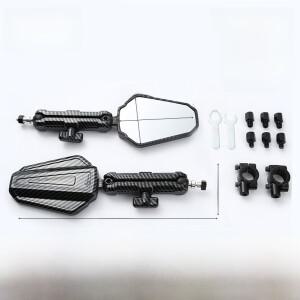 [호환제품] 접이식 오프로드  오토바이 백미러 알루미늄 플라스틱 차오롱 RX ADV 적합