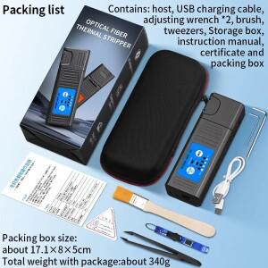 AUA-M8 가열 광섬유 스트리퍼 플라이어 열선 슬리터 리본 케이블 융착기 정밀 작업용