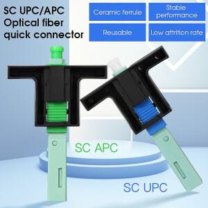 SCUPCSCAPC 광섬유 퀵 커넥터 SM FTTH 가죽 케이블 콜드 스플 라이징 필드 조립 고속 도구