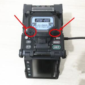 산 FSM-60S 18S 18R 광섬유 융착 접속기 앞 유리 플라스틱 스위치 방풍 커버 액세서리