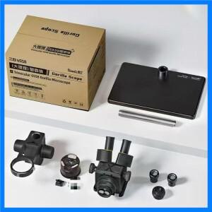 Qianli 6558 고릴라 삼안 현미경 6.5X-58X 줌 산업용 전자 현미경 휴대 전화 마더 보드 수리 용