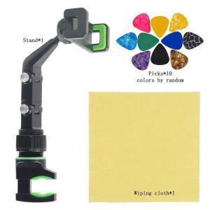 SPORTFUNSF 2022 조정 가능 삼각대 마이크 스탠드 붐 암 회전 비디오 라이브 방송 휴대 전화 브래킷 H