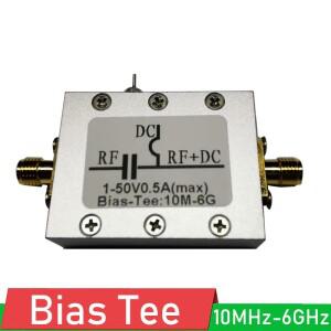 DYKB RF 바이어스 티 10MHz-6GHz DC 차단기 HAM 라디오 용 동축 피드 RTL SDR LNA 저잡음 증폭기 BiasTee