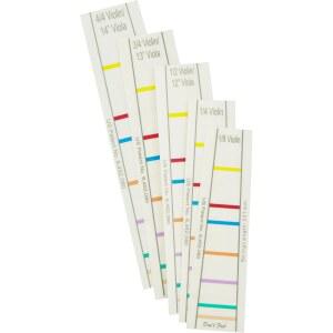 바이올린과 비올라 1/4 Vln을 위한 손가락 위치 마커를 프렛하지 마세요