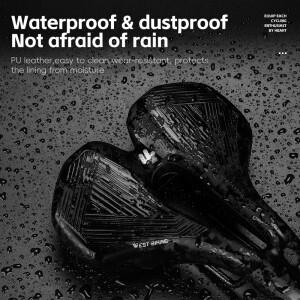 웨스트 바이킹 자전거 안장 넓고 편안한 충격 흡수 시트 통기성 MTB 로드 쿠션 부품