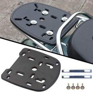 [호환제품] 꼬리 박스 퀵 릴리스 보드베이스 스탬핑 바닥 플레이트 J8j3에 맞는 오토바이 테일 랙