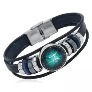 팔찌 가져오는 물고기자리 행운을 별자리 건강과 실팔찌 매듭 원석 가죽 소원 행운 자석 건강 커플