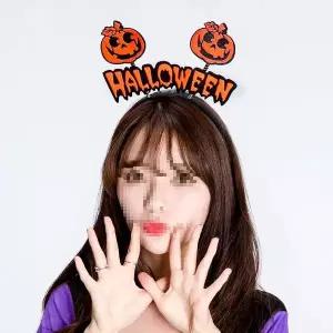 할로윈로고머리띠 호박  WC82248