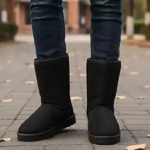 [라일리] Rly 남자 겨울 스티치 신발 기모 롱부츠