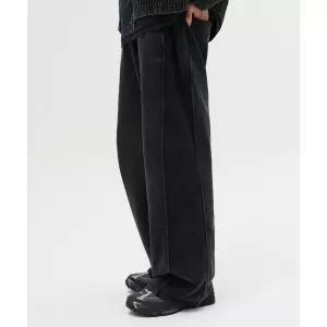 매장정품 키뮤어 KIIMUIR 가먼트다잉 세미 플레어 스? 팬츠_차콜 KBEFUTP006CH 515737