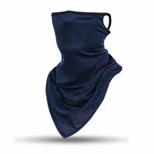 쿨 메쉬 얼굴 목 햇볕 차단 롱 멀티 스카프 블루