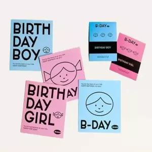 카드 809IPI67 세트 B 5개 다꾸 문구 편지 기념일 감사인사