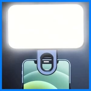 미니 Selfie 채우기 빛 휴대 전화 PC 노트북 클립 Filllight에 대 한 3 모드 Led 빛에 충전식 조정 가능한