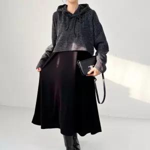 빅사이즈 601 크롭후드티원피스세트 DBAX102