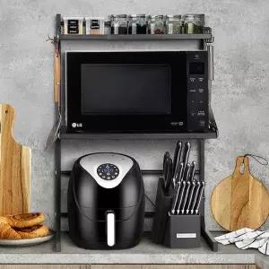 전자레인지선반B 3단 밥솥수납장 오븐다이 밥통거치대 전자렌지수납장 전자레인지선반