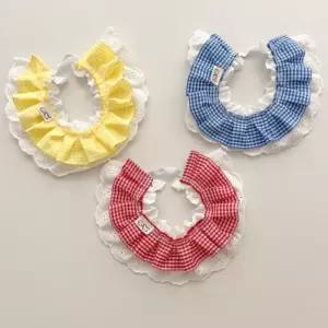 강아지 고양이 겸용 케이프 반려동물 레이스 애견코스튬 펫소품 홈파티 의상 모자 용품 패션