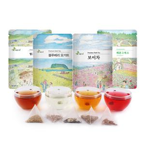 친환경 삼각티백 전통차 25티백 30종/ 허브차 생강차 우엉차 도라지차 유자차 작두콩차 호박팥차 녹차