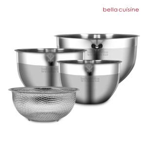 벨라쿠진 믹싱볼&펀칭볼 세트 믹싱볼3종+펀칭볼1종