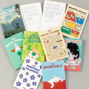 2026 아르디움 먼슬리 플래너 17개월형/월간플래너,스케쥴러,2026 다이어리,일정관리,미리계획