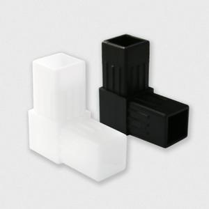 사각파이프조인트 거치대 플라스틱조인트 25mm L자