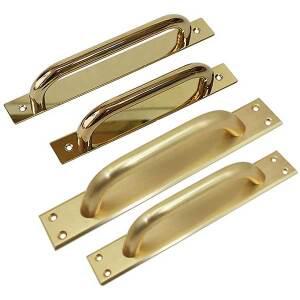 가구손잡이 전면고정 베란다손잡이 골드 금색 문 중문