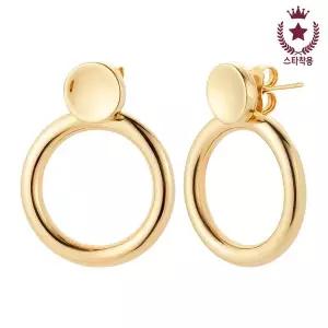 [도로시][프로미스나인서연 착용] 14k 볼드 도넛링 귀걸이