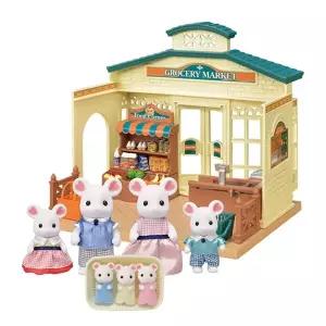 SF-23 마쉬멜로 마우스 가족의 실바니안 그로서리 마켓 세트