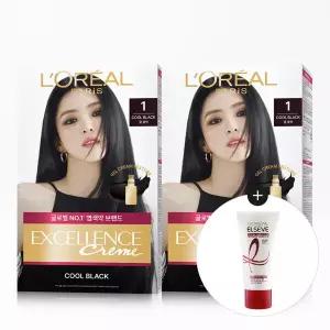 [로레알파리] 엑셀랑스 크림 염모제 2개+TR5 헤어팩 50ml