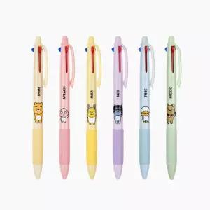 카카오프렌즈 3색볼펜 필기류 캐릭터 문구