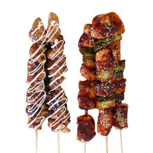 [청하FnS] 국내산 순살닭꼬치(1kg) + 국내산 파닭꼬치(1kg)