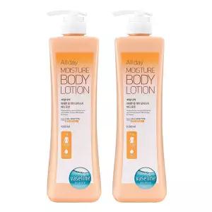 바세린 대용량 바디로션 올데이 1000ml 2개 / 고보습 로션