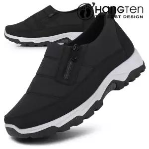 [행텐] 남녀 기모안감 겨울 패딩슬립온 겨울방한화 지퍼슈즈 보온신발