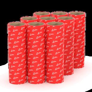 [리벤스] 빨간맛 돌돌이 사선컷팅 펫용 테이프크리너 리필 9입