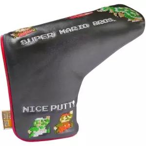 Enjoy Caddie Bag 슈퍼마리오 브라더스 퍼터 헤드커버 핀 타입 블랙 SBPT002