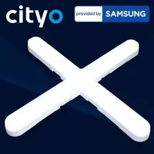 씨티오 돌핀 LED 십자등 90W 타입 형광등 전등 방등 거실등 등기구