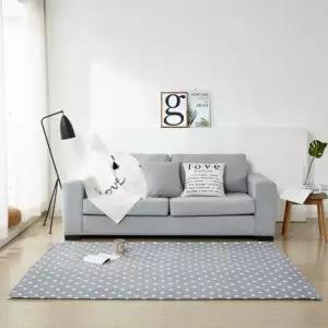 [텐바이텐]시어서커 사각러그 도트 100x150cm 여름 인테리어 카페트