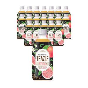 웅진 티즐 제로 자몽블랙티, 500ml, 20개