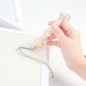 원목 굵은실용 펀치니들 바늘 3mm 5mm 굵은실 자수 도구