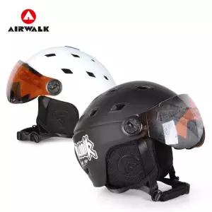 에어워크 아시안핏 고글 일체형  스노우 보드 스키 헬멧 헬맷 안