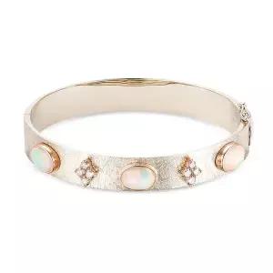 [도로시] 14k 마리끌레르 다이아몬드 천연 오팔 팔찌