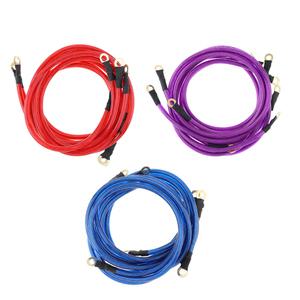 락모터스 차량용 5구 접지케이블 세트 차량접지케이블 실리콘배선