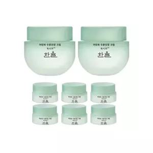 한율 어린쑥수분진정크림 55ml, 2개 + 증정 (크림 10ml,6개 )