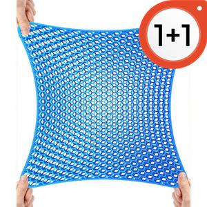 1+.1 쿨방석 벌집 젤리 엉땀 쿨링 통풍 에어 수험생 사무실 빅사이즈 방석 커버제공