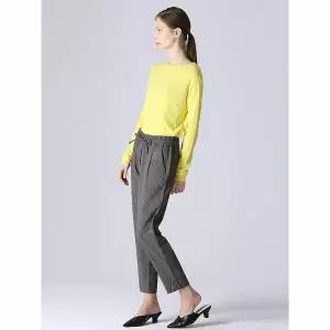 [하프클럽/르오트]스르르 흐르는핏 세미 배기팬츠
